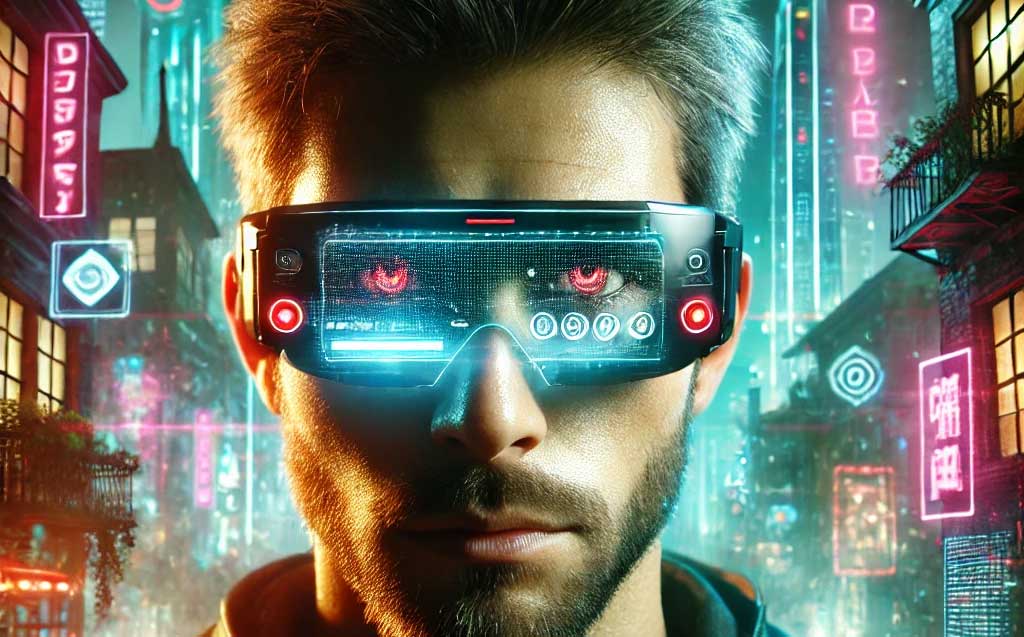 cyberpunk smart glasses